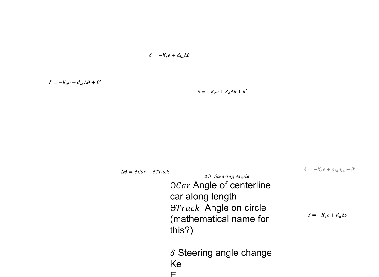 Projected-position feedback model