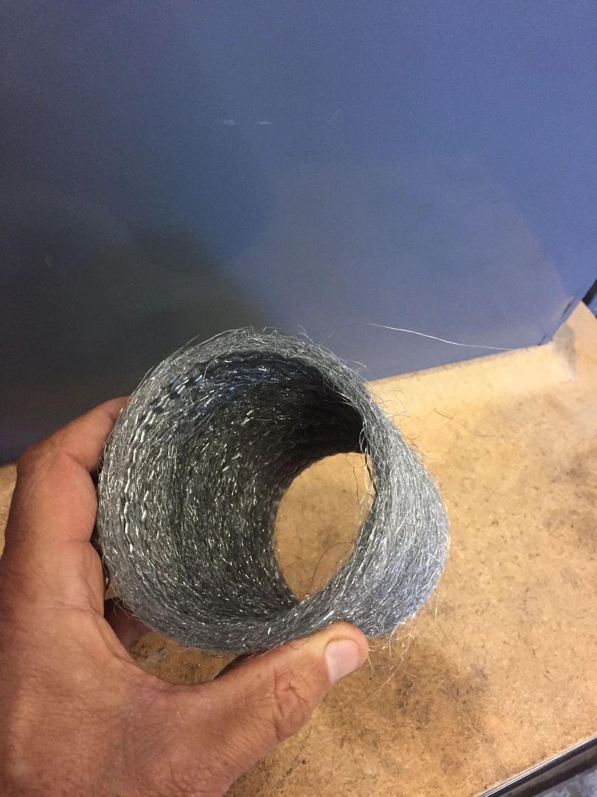 Sound attenuation tube — end view