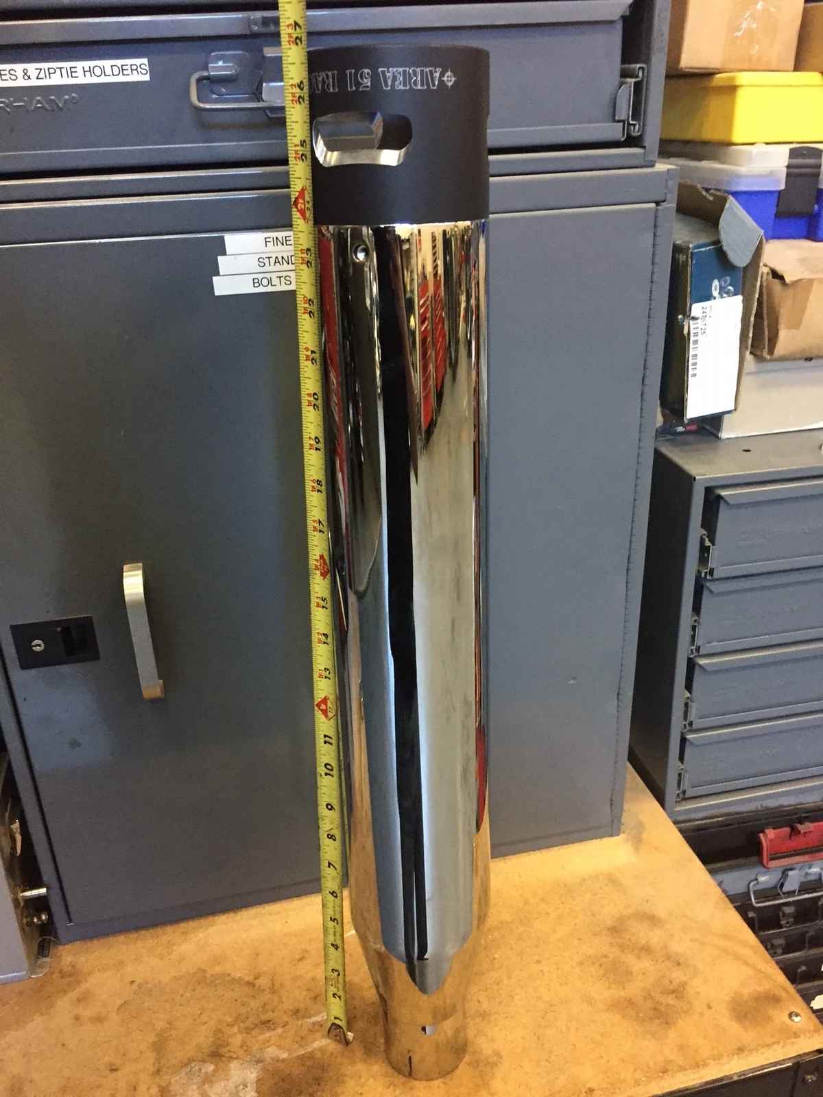 Outer muffler — full length